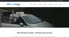 Desktop Screenshot of mphdrivingacademy.co.uk